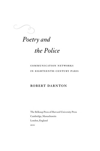 Cover for Poetry and the police