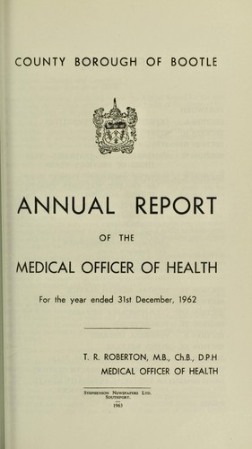 Cover for [Report 1962]