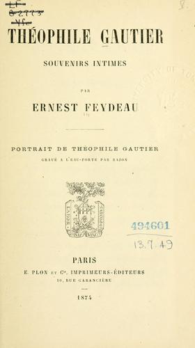Cover for Théophile Gautier