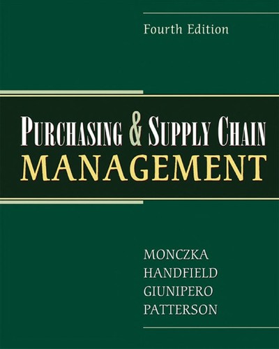 Cover for Purchasing and supply chain management .