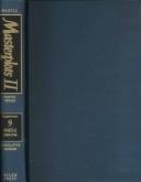 Cover for Masterplots II.