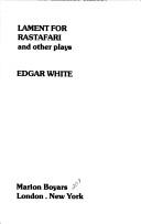 Cover for Lament for Rastafari and other plays