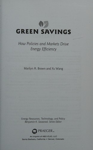 Cover for Green savings