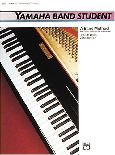Cover for Yamaha Band Student, Book 3 Piano Accompaniment