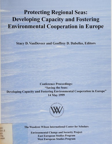 Cover for Protecting regional seas