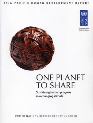 Cover for One Planet To Share Sustaining Human Progress In A Changing Climate