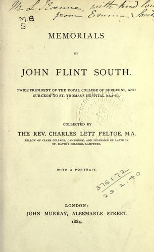 Cover for Memorials