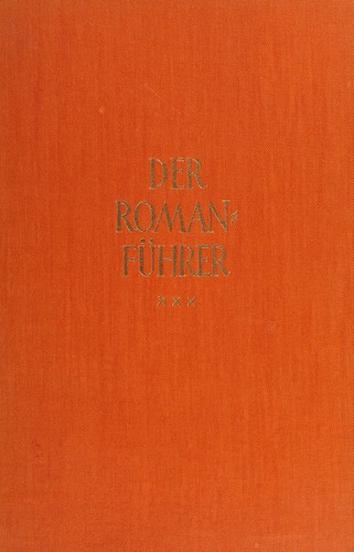 Cover for Der Romanführer