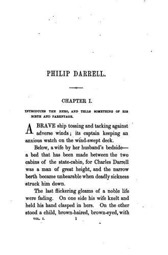 Cover for Philip Darrell: A Romance of English Home Life