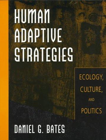 Cover for Human Adaptive Strategies