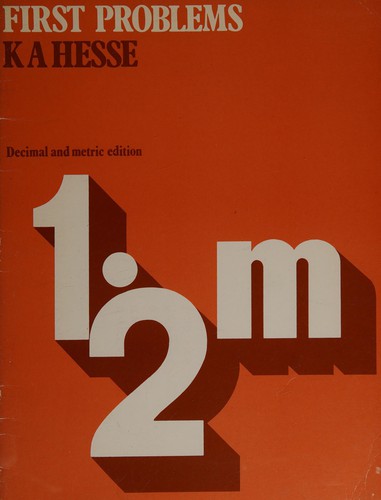 Cover for First Problems