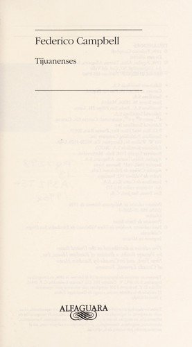 Cover for Tijuanenses
