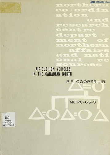Cover for Air-cushion vehicles in the Canadian north