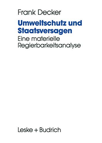 Cover for Umweltschutz und Staatsversagen