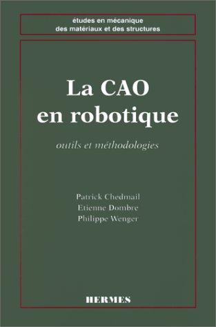 Cover for Le CAO en robotique