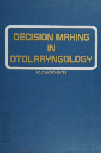 Cover for Decision making in otolaryngology