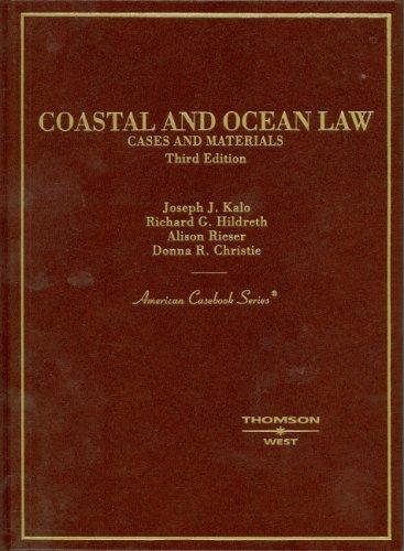 Cover for Coastal and Ocean Law (American Casebook Series)