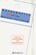 Cover for Mathematics versus the national curriculum