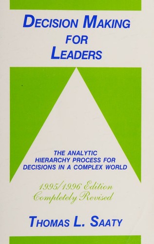 Cover for Decision Making for Leaders