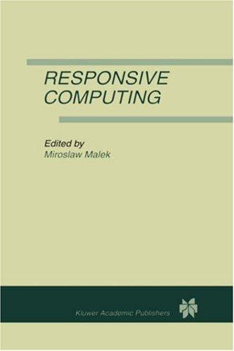 Cover for Responsive computing