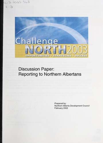 Cover for Challenge North 2003