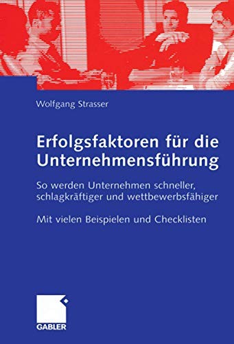 Cover for Erfolgsfaktoren für die Unternehmensführung