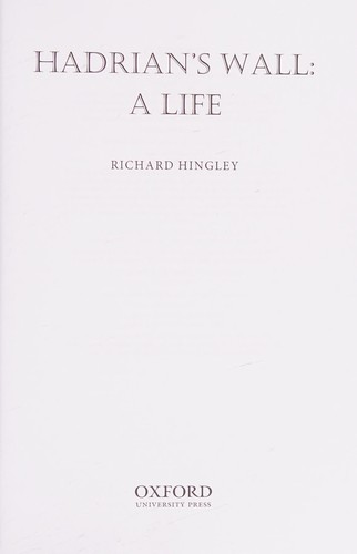 Cover for Hadrian's Wall
