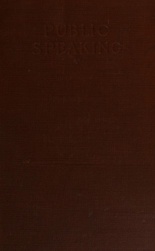 Cover for Essentials of public speaking for secondary schools