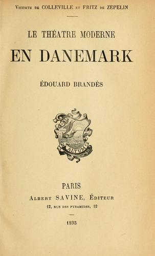 Cover for Édouard Brandes