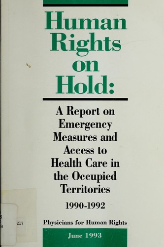 Cover for Human rights on hold