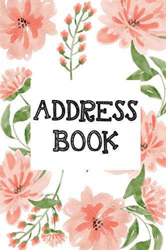 Cover for Address Book : Small Address Book - Alphabetical 6"x9" For Contact - Record Address, Email, Mobile, Birthdays