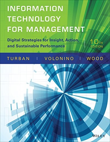 Cover for Information Technology for Management