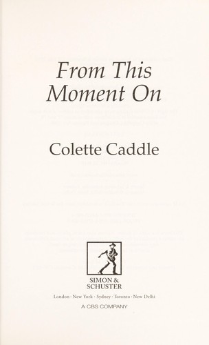 Cover for From this moment on