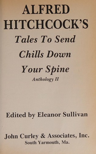 Cover for Alfred Hitchcock's tales to send chills down your spine