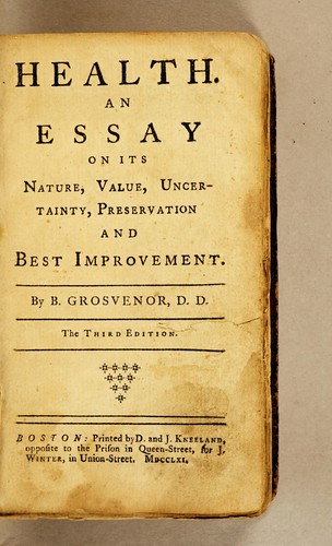 Cover for Health