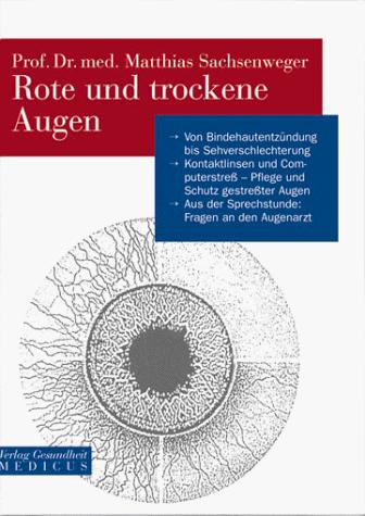 Cover for Rote und trockene Augen.
