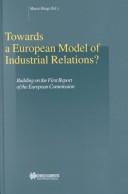 Cover for Towards a European model of industrial relations?