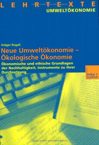 Cover for Ökologische Ökonomie - Neue Umweltökonomie.