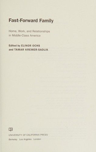 Cover for Fast-forward family