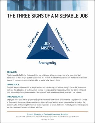 Cover for Managing For Employee Engagment Workshop Poster