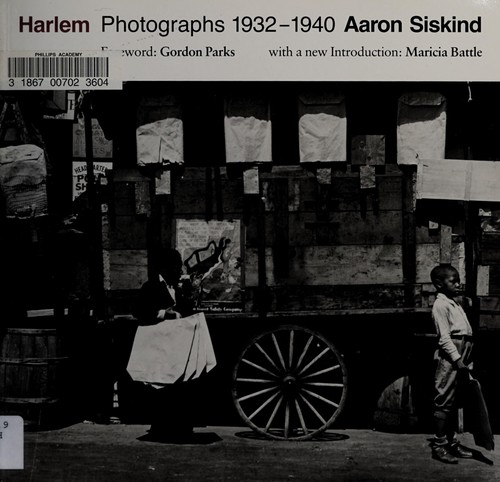 Cover for Harlem photographs, 1932-1940
