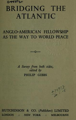 Cover for Bridging the Atlantic
