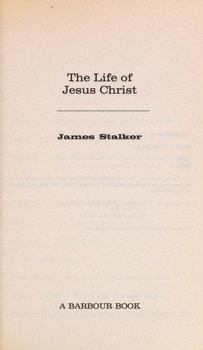 Cover for Stalker's Life of Christ