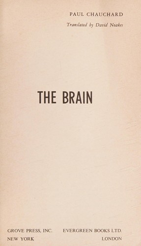 Cover for The brain.