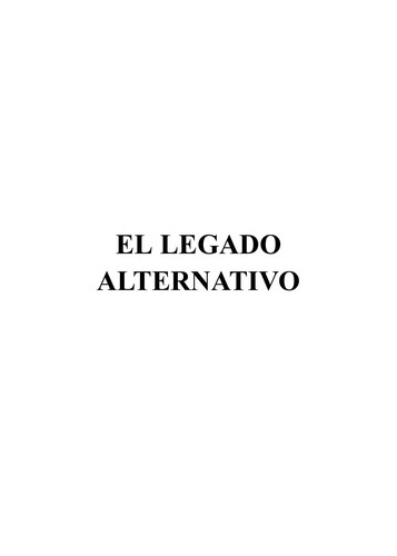 Cover for El legado alternativo