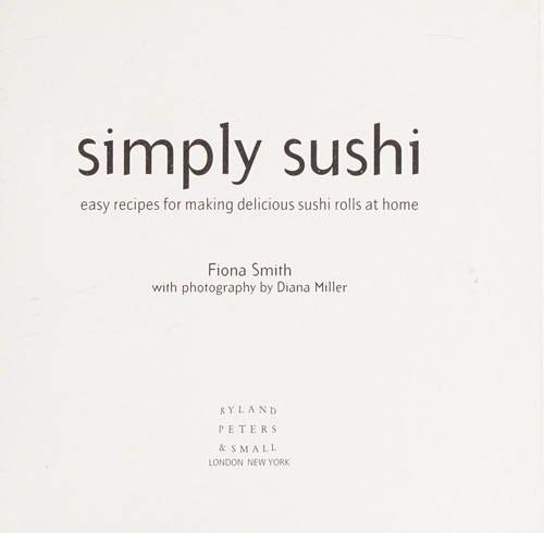Cover for Simply sushi