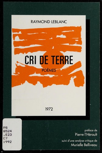 Cover for Cri de terre