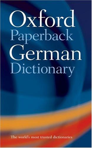 Cover for The Oxford paperback German dictionary.