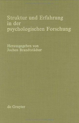 Cover for Struktur und Erfahrung in der psychologischen Forschung