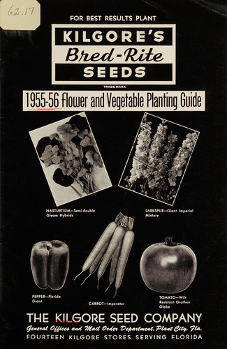 Cover for For best results plant Kilgore's Bred-Rite seeds